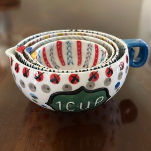 Anthropologie Measuring Cups